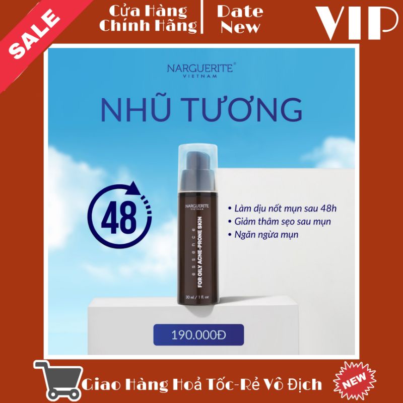 NHŨ TƯƠNG GIẢM MỤN, NGỪA DẦU NARGUERITE (30ML)