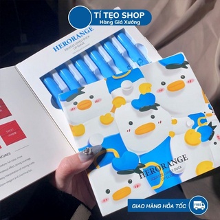 Set 6 son herorange con vịt dễ thương - nội địa trung