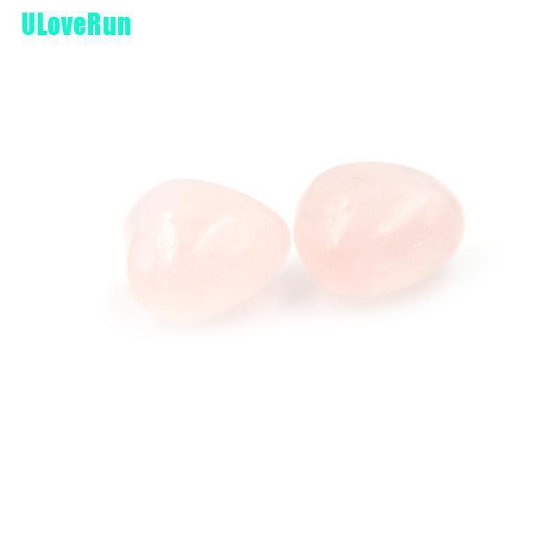 1 Đá Thạch Anh Hình Trái Tim Màu Hồng Xinh Xắn