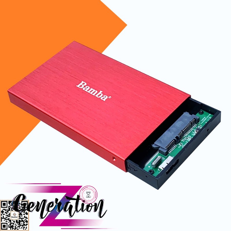 Box gắn HDD Bamba Chuẩn Sata 2.5 - Usb 3.0 nhôm