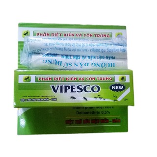 Phấn diệt kiến Vipesco ( 10 hộp nhỏ x 2 viên)