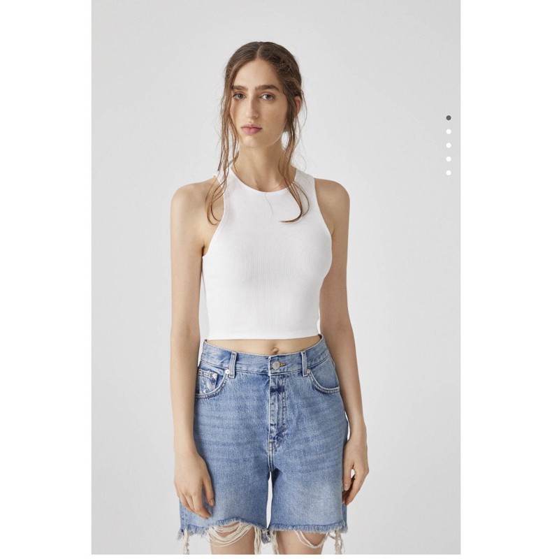 Pull&bear basic top new tag 100%