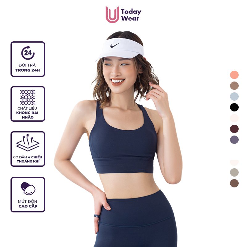 Áo tập bra gym yoga thể thao nữ Luxury Essential gợi cảm Today U Wear