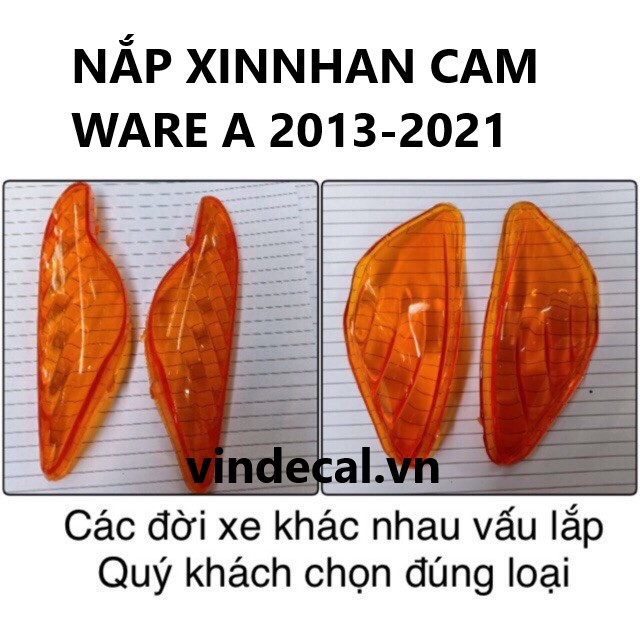 Nắp xi nhan cam trước sau Wave A 2006-2021 ( 100cc và 110cc)