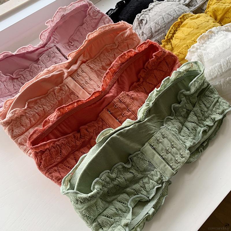 Áo Ngực Ren Không Dây Hở Vai Thoáng Khí Viền Ren Gợi Cảm Cho Nữ | BigBuy360 - bigbuy360.vn