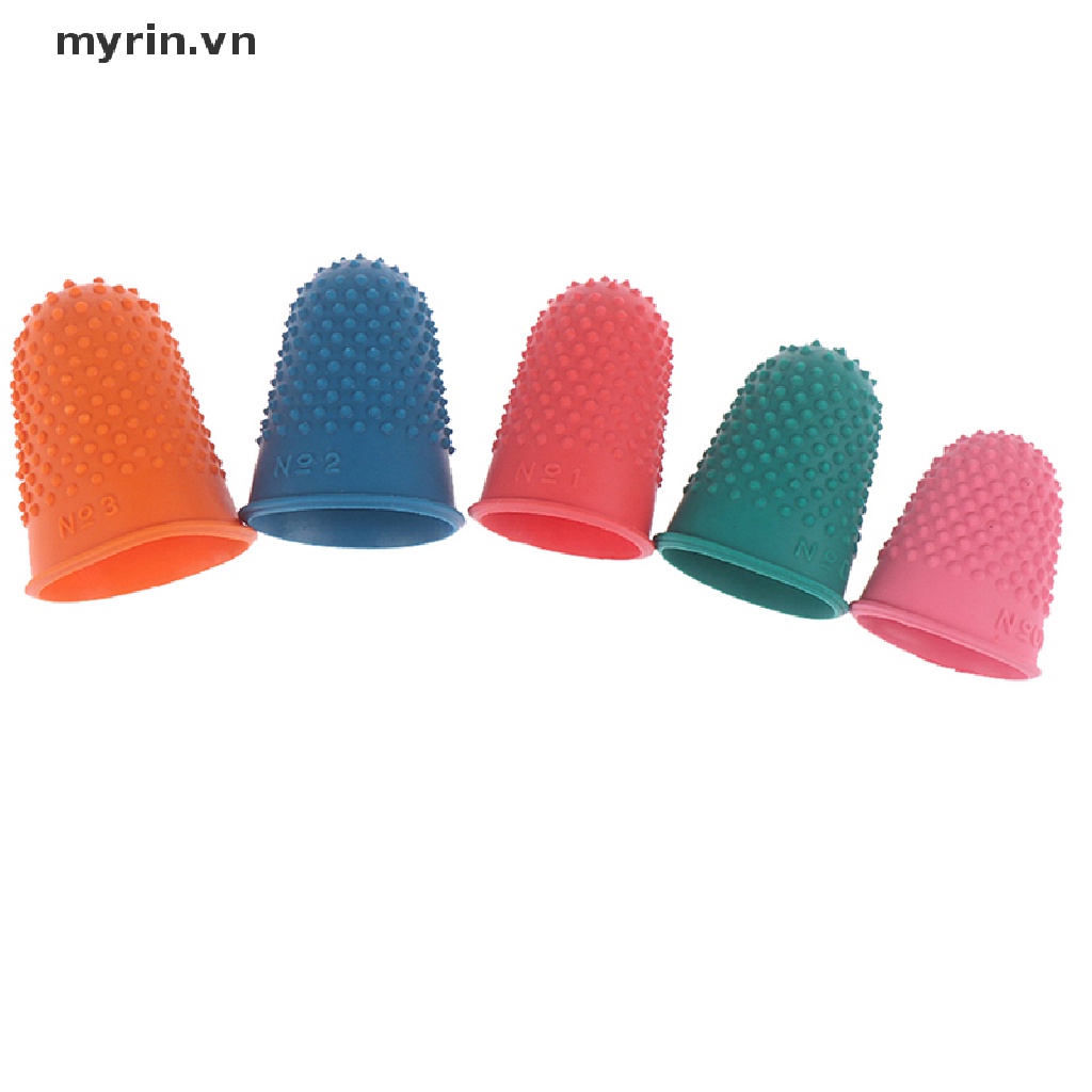 Bộ 5 Miếng Cao Su Bảo Vệ Ngón Tay Khi May Vá Thủ Công