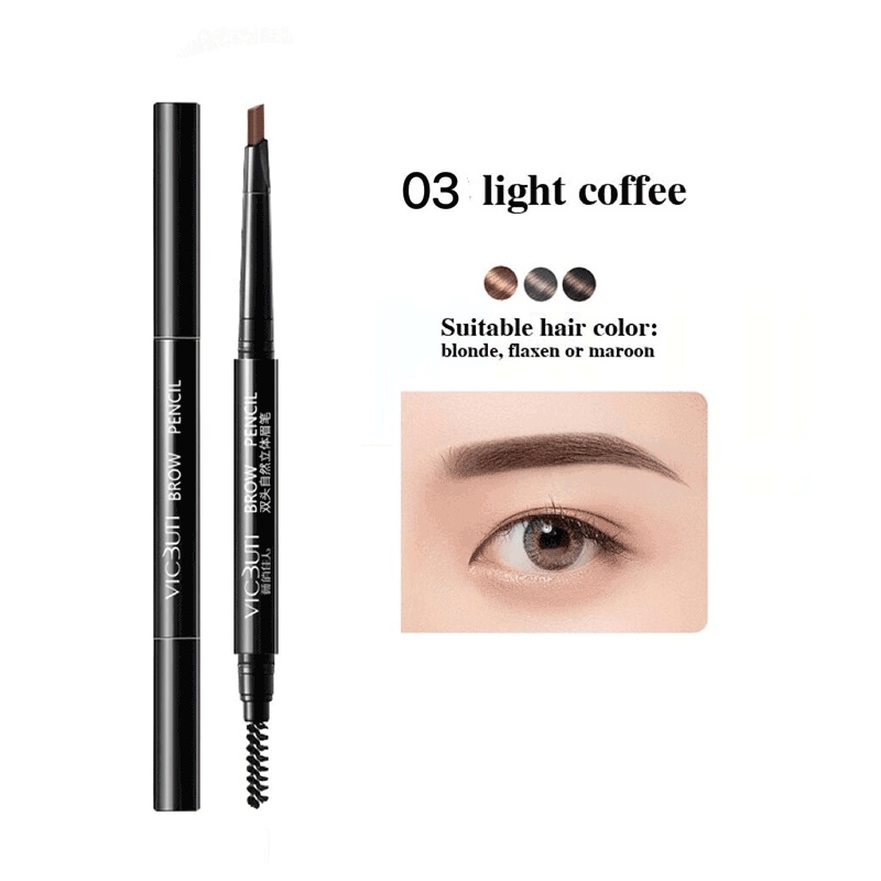 Bút chì kẻ lông mày chính xác lâu trôi không thấm nước độc đáo 5 màu tùy chọn