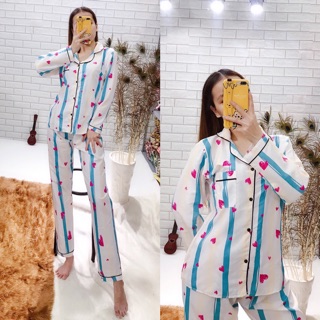 Bộ pijama tay dài quần dài