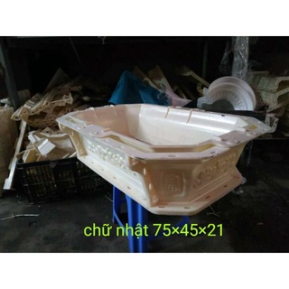 Khuôn đúc chậu cảnh chữ nhật dài 75-45-21
