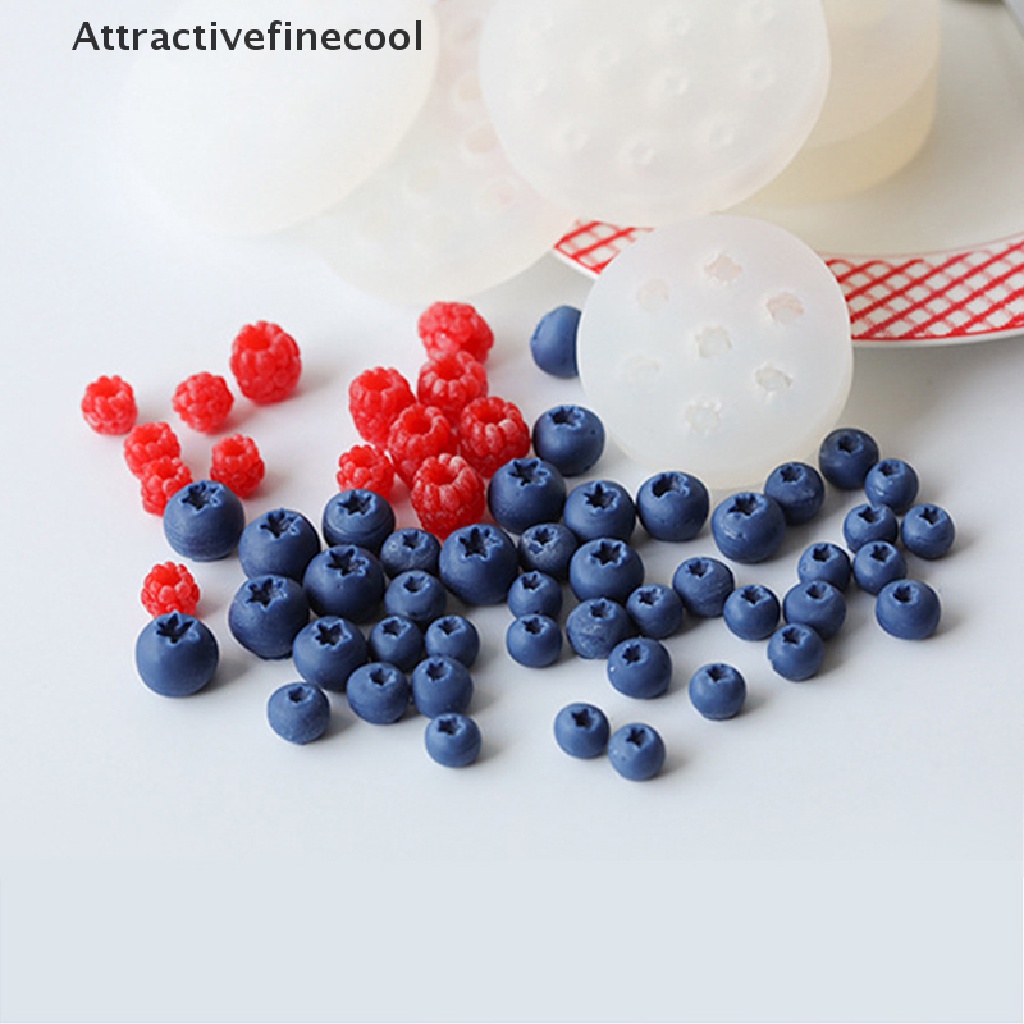 Khuôn Silicone Làm Bánh Hình Quả Việt Quất Và Nến