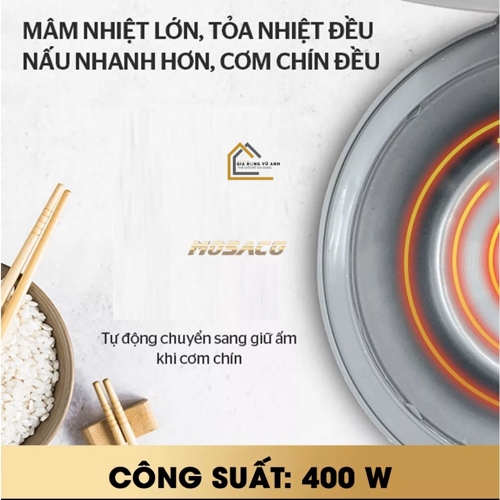 Nồi cơm điện đa năng , nồi cơm điện FUJIKA lắp gài thông minh chống dính hàng chính hãng bảo hành 12 tháng