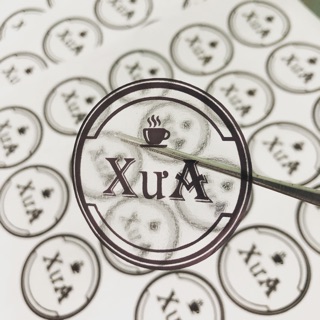 In Decal trong suốt - số lượng 200 - kích thước 3cm