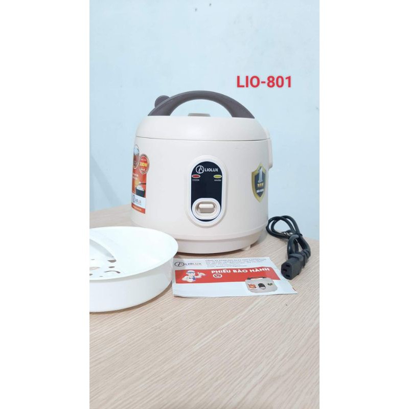 [ Siêu Đẹp ] Nồi Cơm Điện LIOLUX 801, Dung Tích 0,8L - Kiểu Dáng Đẹp, Giữ Nhiệt Trong Thời Gian Dài