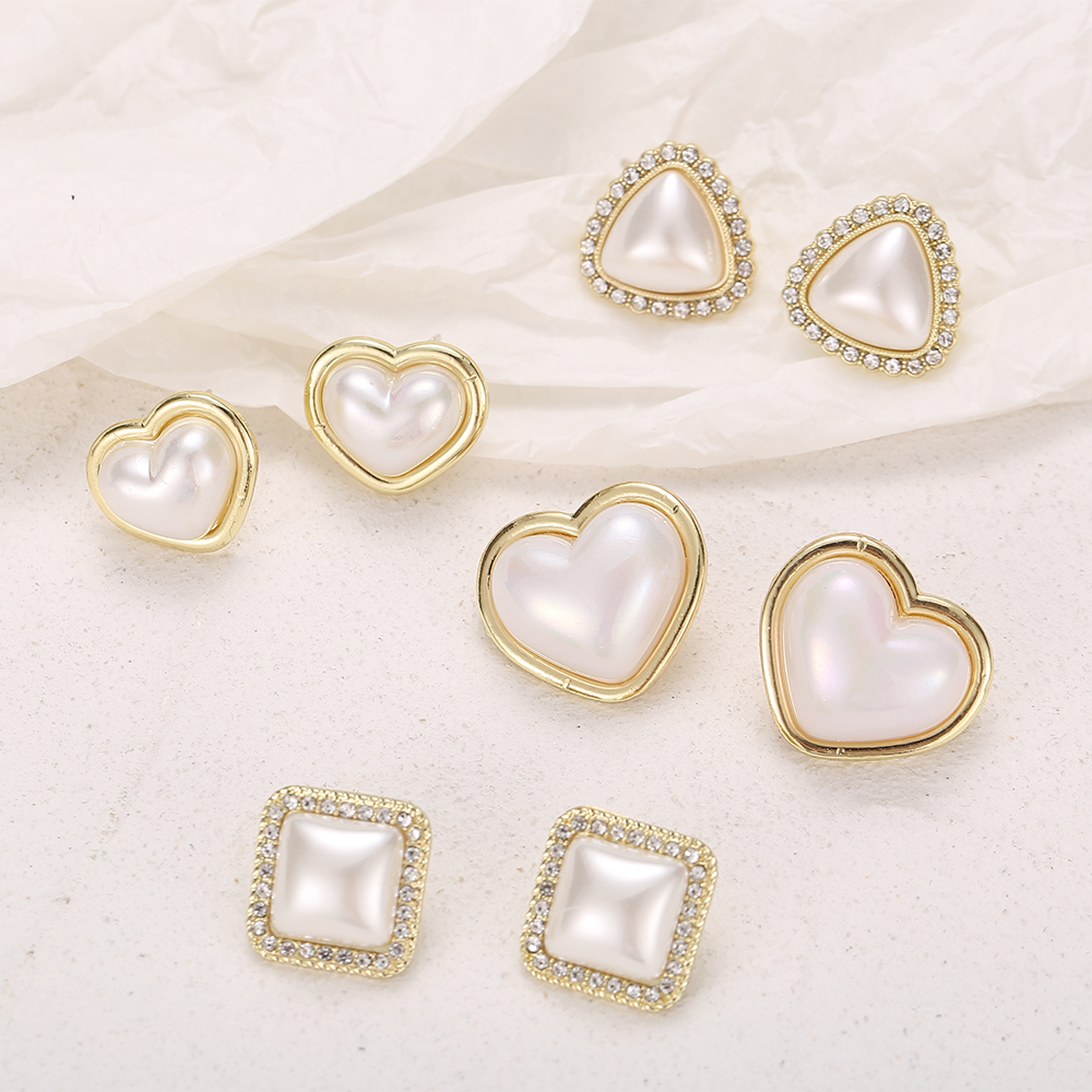 Hoa Tai Ngọc Trai Nhân Tạo Thời Trang Nhiều Mẫu