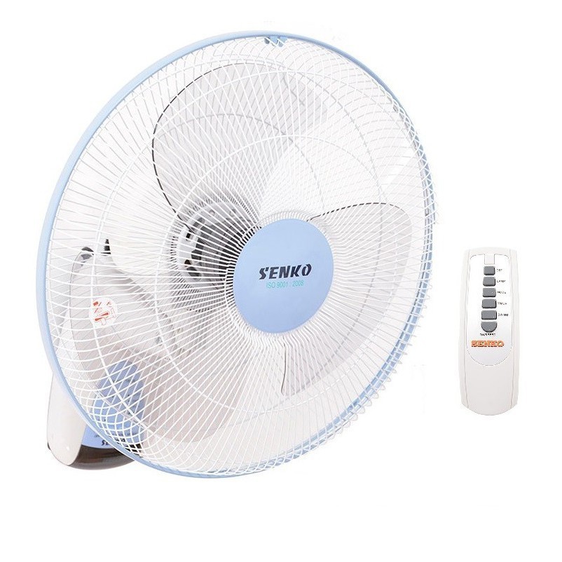 Quạt Công Nghiệp Treo Tường Senko Điều Khiển Từ Xa 1628-Quạt Điện Treo Tường Senko 7 Cánh Giá Rẻ-GIADUNGCHIP