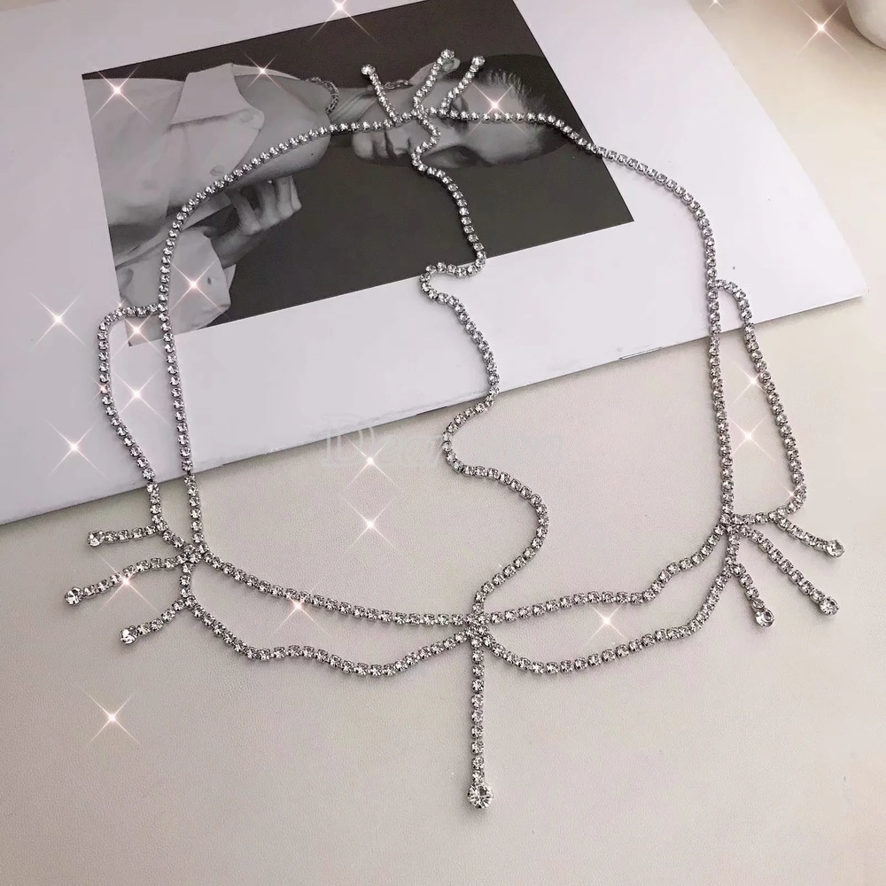 Cài tóc đính đá phong cách Ấu Mỹ thời trang