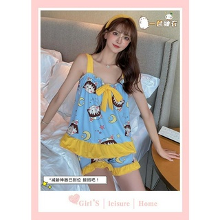 Bộ Đồ Ngủ Vải Lụa Gợi Cảm Cho Nữ