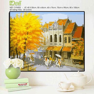 Tranh số hóa DALI Tranh Một thoáng nét xưa Việt Nam CVN003