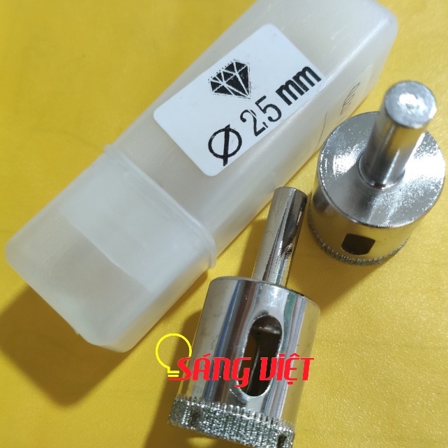 Mũi Khoan Kính Lỗ Tròn Đủ Size Từ 16mm Tới 55mm - Đầu Mũi Khoan Kiếng Mũi Khoan Sứ Mũi Khoan Đá Bóng Kiếng Đủ Kích Thước