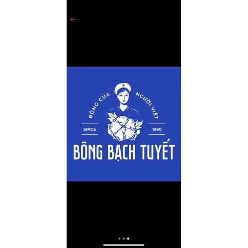 Bông làm sạch mềm mịn Bông Bạch Tuyết Calla 500g