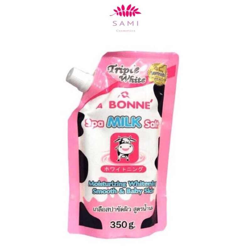 Muối tắm sữa bò A Bonne_ Muối tẩy tế bào chết A Bonne Spa Milk Salt