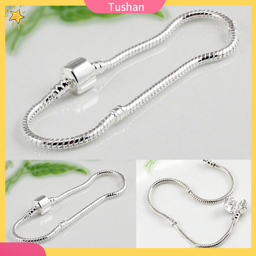 Vòng đeo tay mạ bạc dạng chuỗi rắn độc đáo