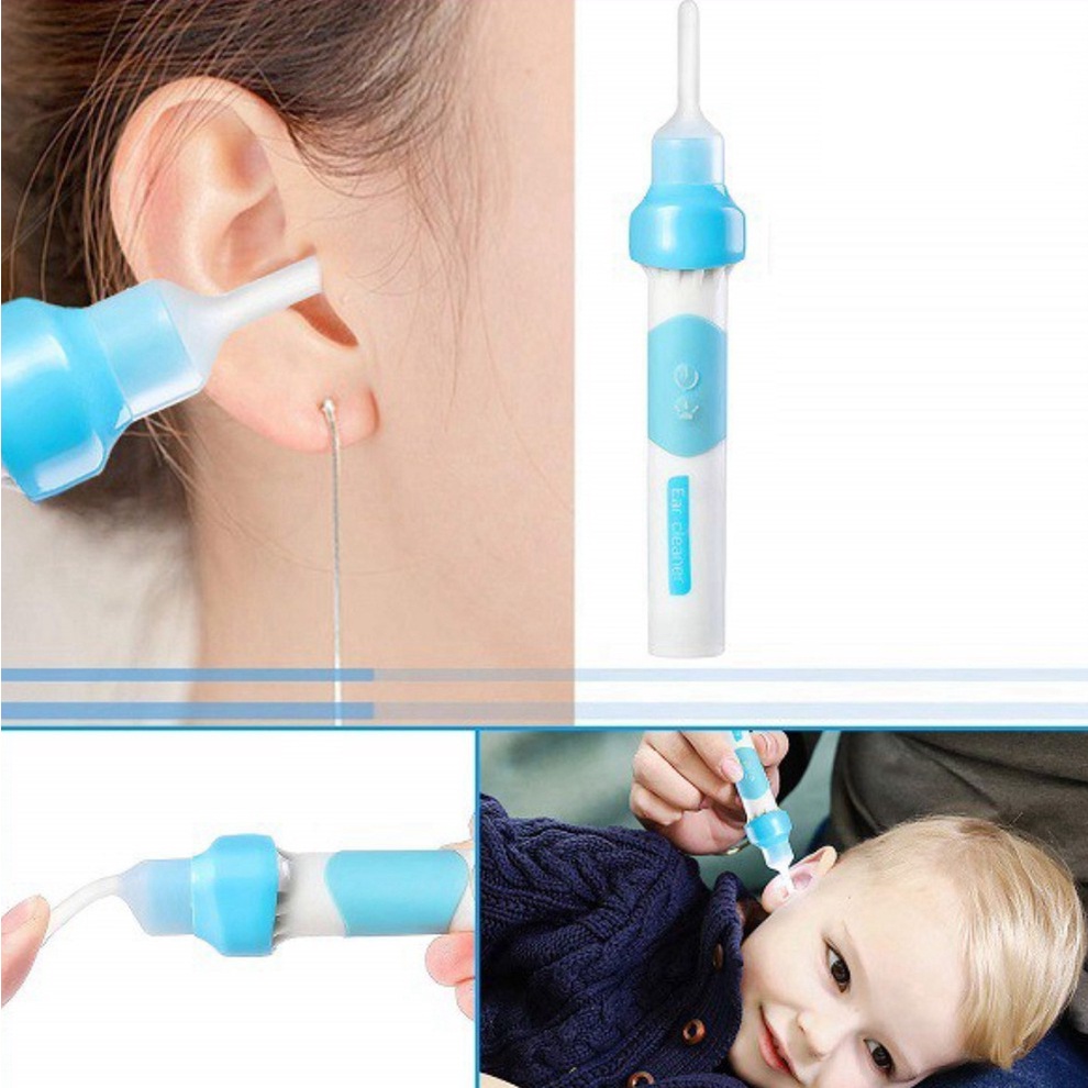 Máy hút vệ sinh ráy tai dạng xoắn ốc sử dụng điện an toàn tiện dụng