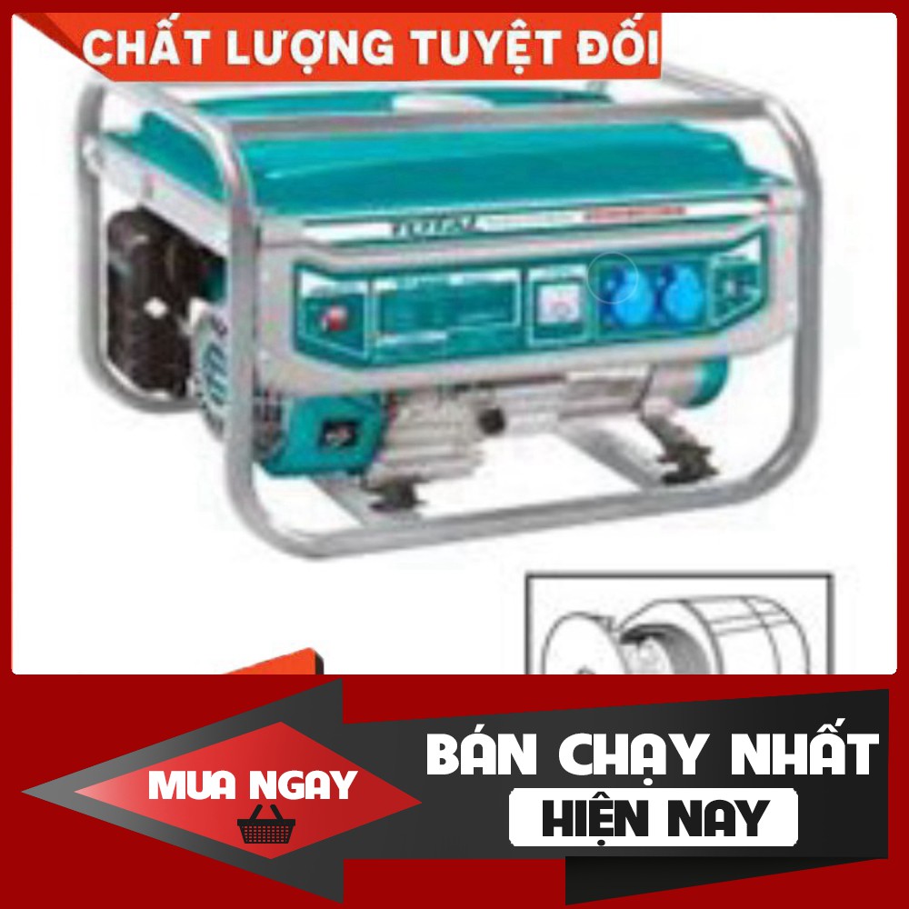 3kW Máy phát điện chạy xăng Total TP130005-1 [bảo hành chính hãng]