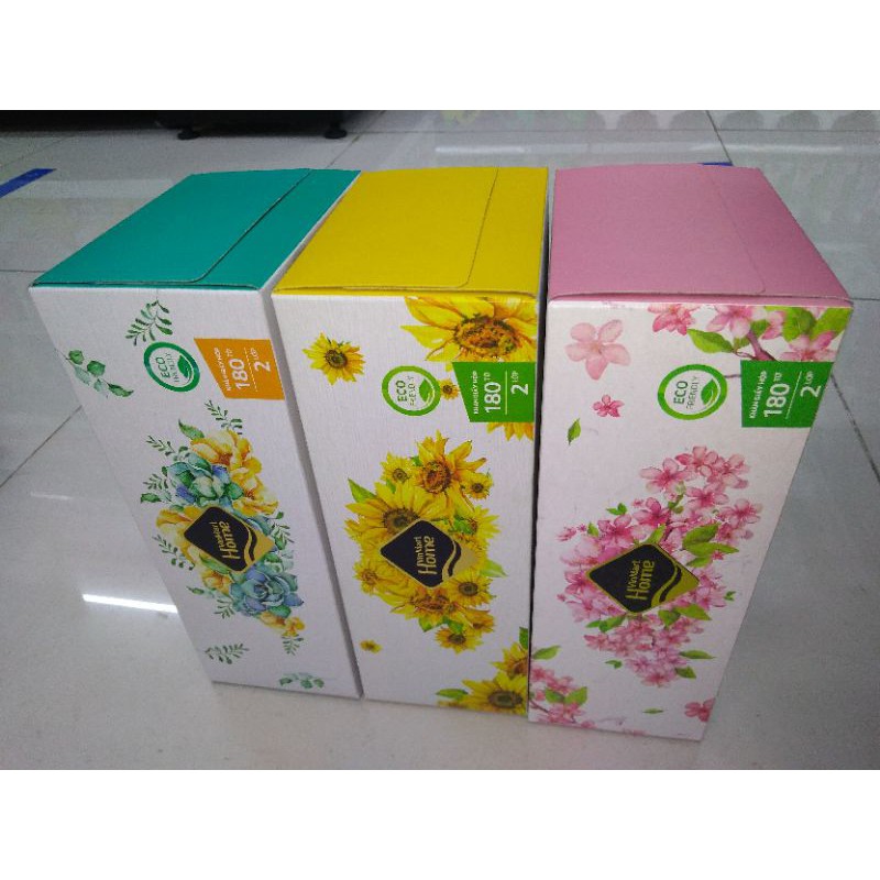 khăn giấy hộp cao cấp vinmart home 180tờ