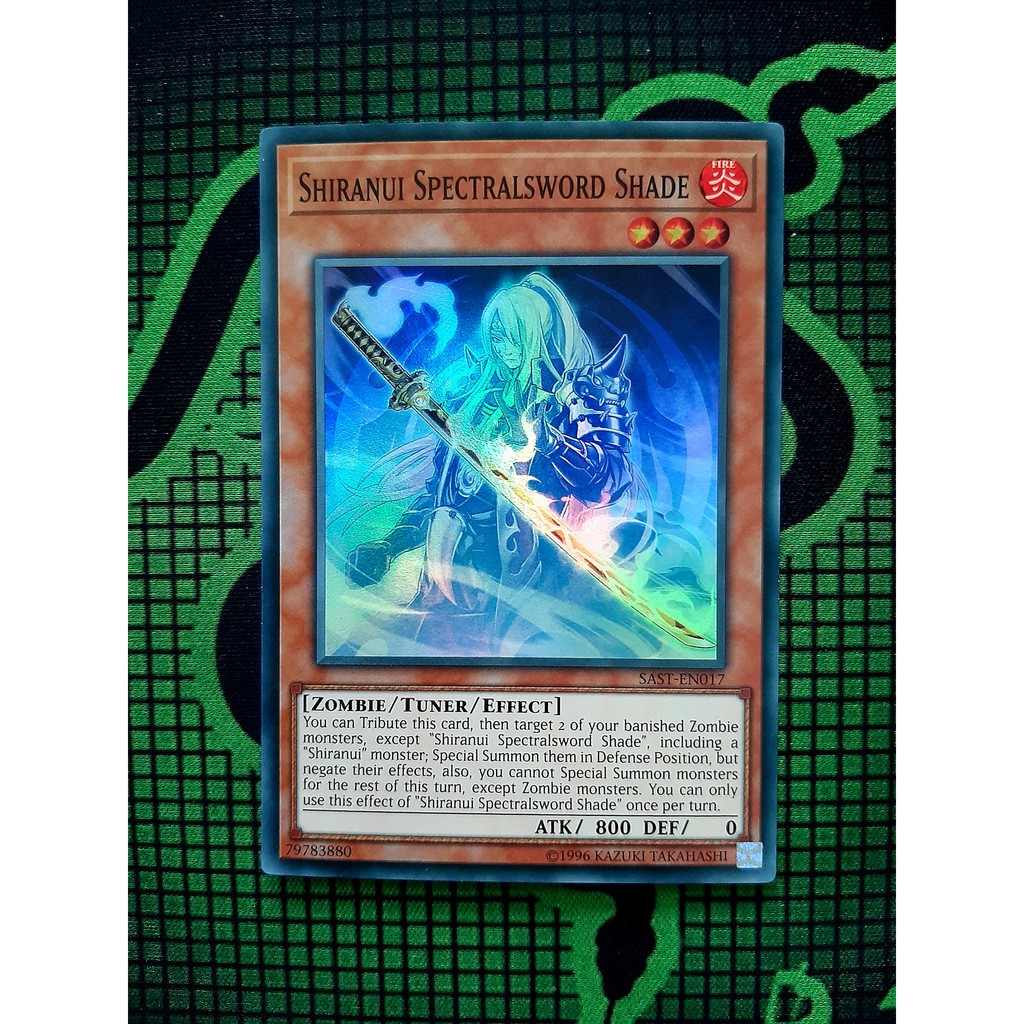 THẺ BÀI YUGIOH  Shiranui Spectralsword Shade - SAST-EN017