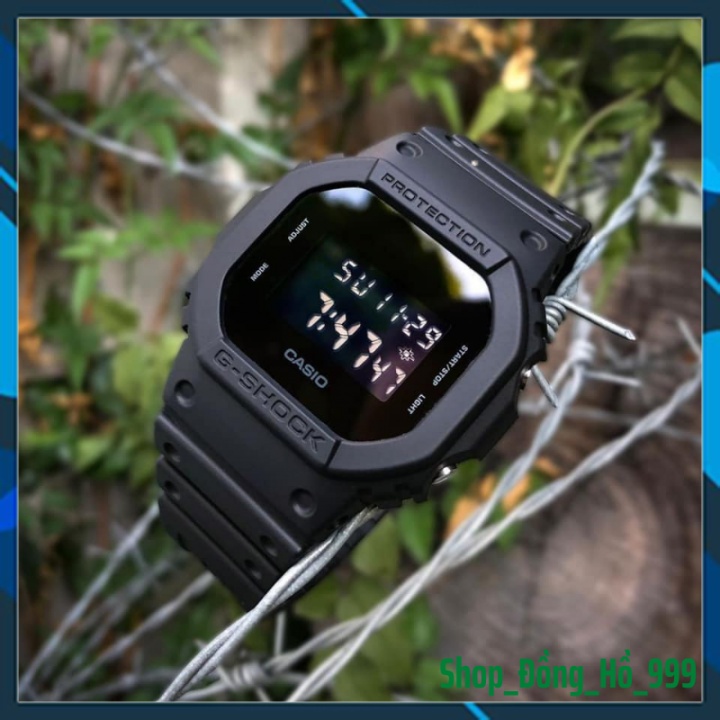 [Thẻ BH 12 Tháng] Đồng Hồ Thể Thao Nam Nữ CASIO G-Shock Dw5600 chống va đập, chống sốc, đèn LED cực đẹp, Màu Đen