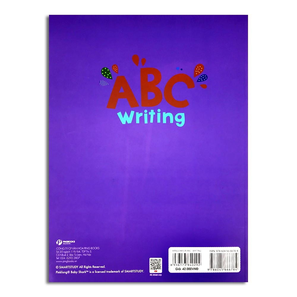 Sách - Bảng Chữ Cái ABC (Bộ 3q, lẻ tùy chọn)