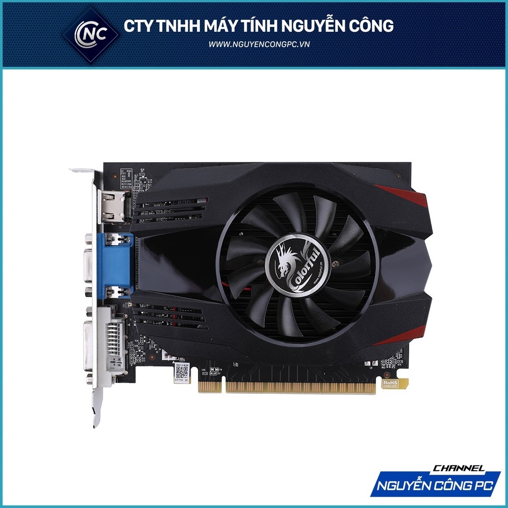 [Mã 44ELSALE2 giảm 7% đơn 300K] Card Màn Hình Colorful GT 730K 2GB D3 V