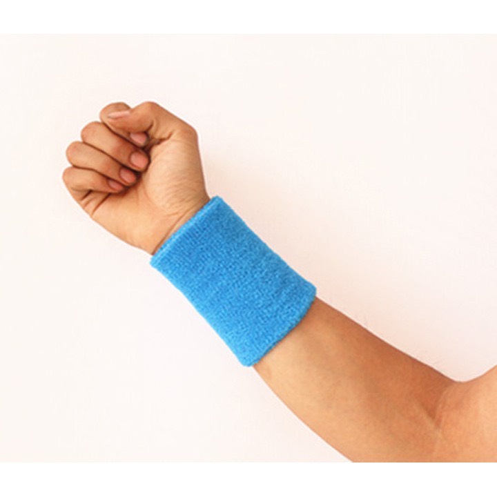 Băng Đeo Cổ Tay Cotton Thể Thao Thấm Mồ Hôi Tập Gym, Tennis AOLIESK A-0230