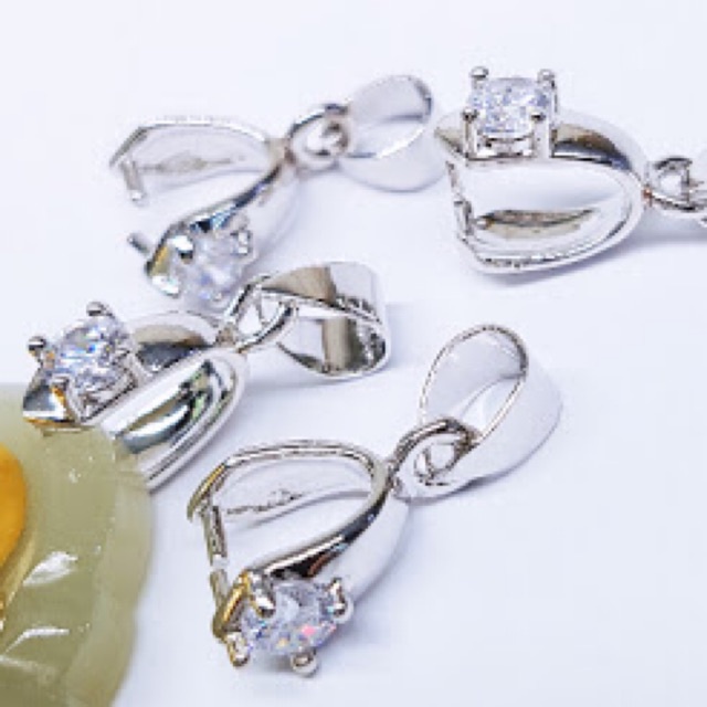 KHO SỈ  Móc kẹp đeo mặt dây chuyền - đính đá siêu xinh - Hàng loại 1, PL019