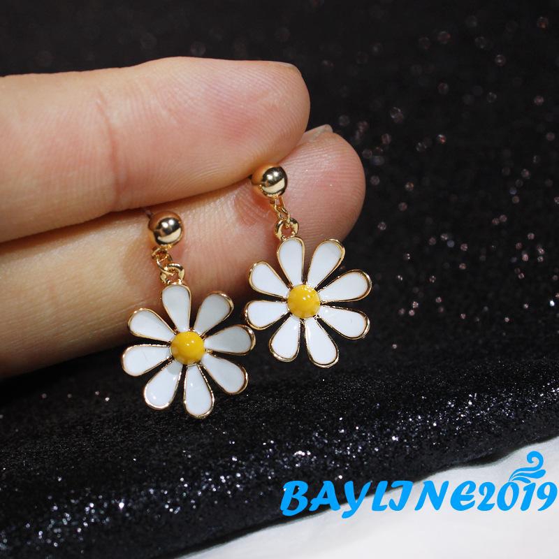 Đôi khuyên tai ngắn/dài hình hoa xinh xắn cho nữ