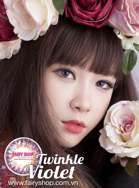 Kính áp tròng C301 Violet Kính Áp Tròng FAIRY SHOP CONTACT LENS