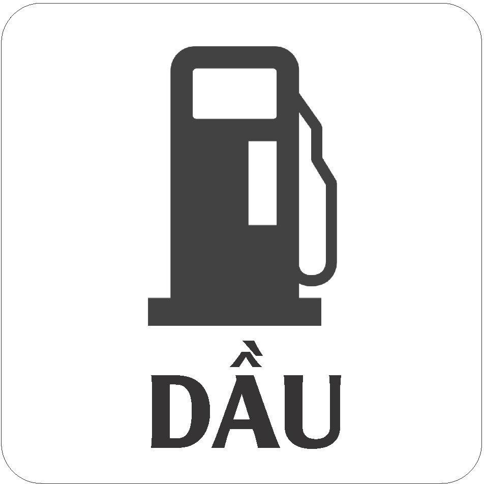 Decal dán bình dầu, xăng, diesel phân biệt tránh nhầm lẫn, miếng dán phân biệt xăng dầu
