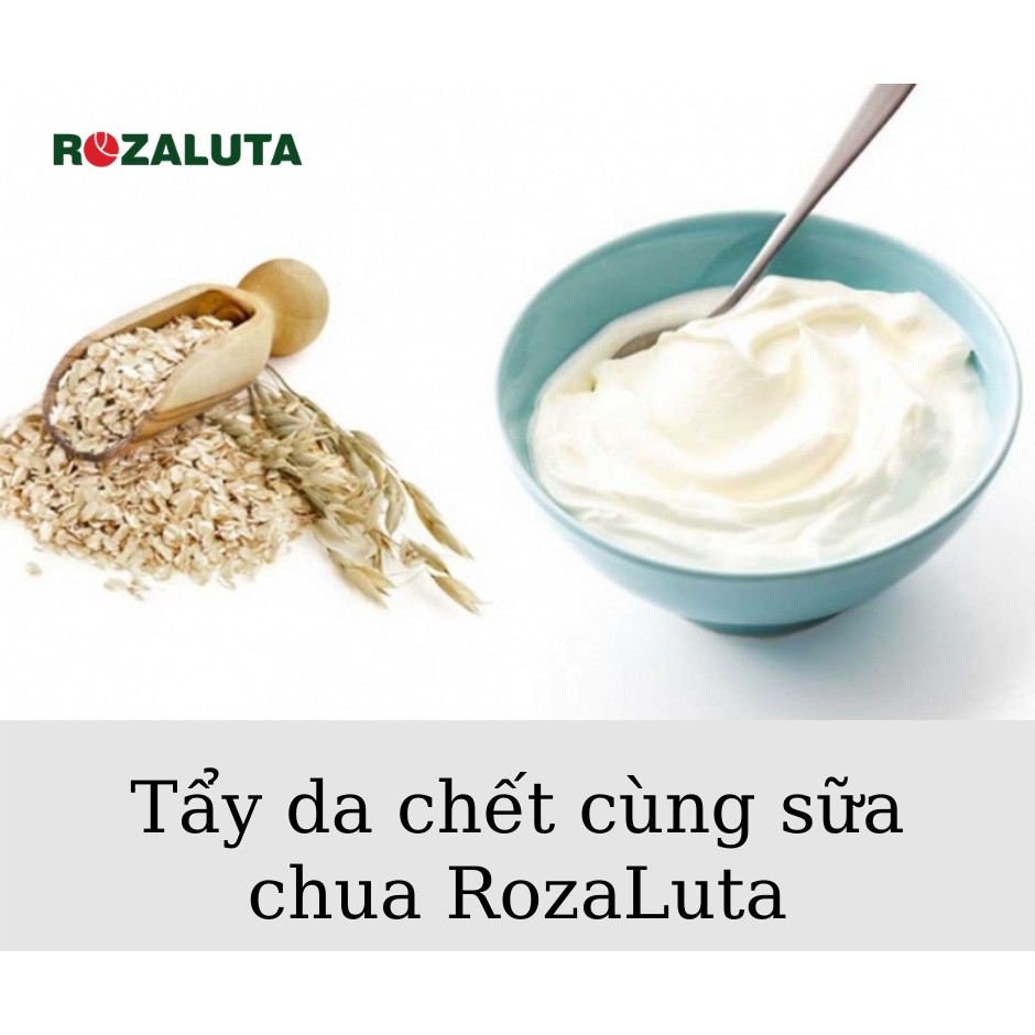 Sữa chua hộp có đường Rozaluta (100% sữa nguyên chất, không chất bảo quản) - Sữa chua truyền thống Bulgari 100gr