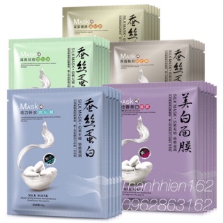 Mặt nạ giấy dưỡng da mụn cấp ẩm thải độc tơ tằm- one spring silk mask