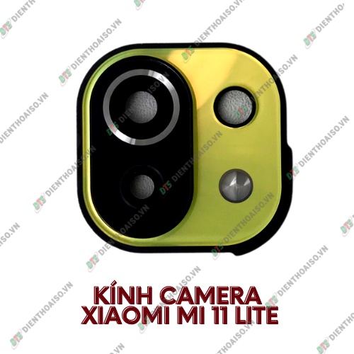 Kính camera  khung viền xiaomi mi 11 lite đủ màu