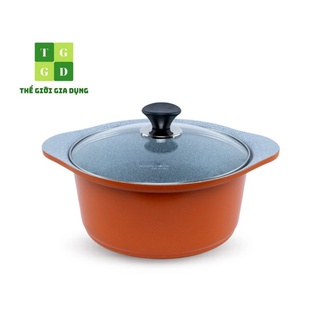 Nồi eco Happy Home Pro tráng sứ đáy từ size 26cm