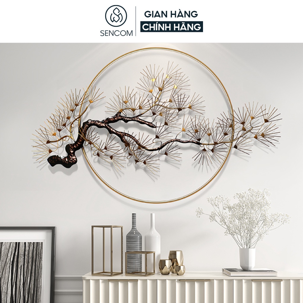 Tranh sắt treo tường nghệ thuật SENCOM đồ vật decor trang trí nhà cửa mã 610