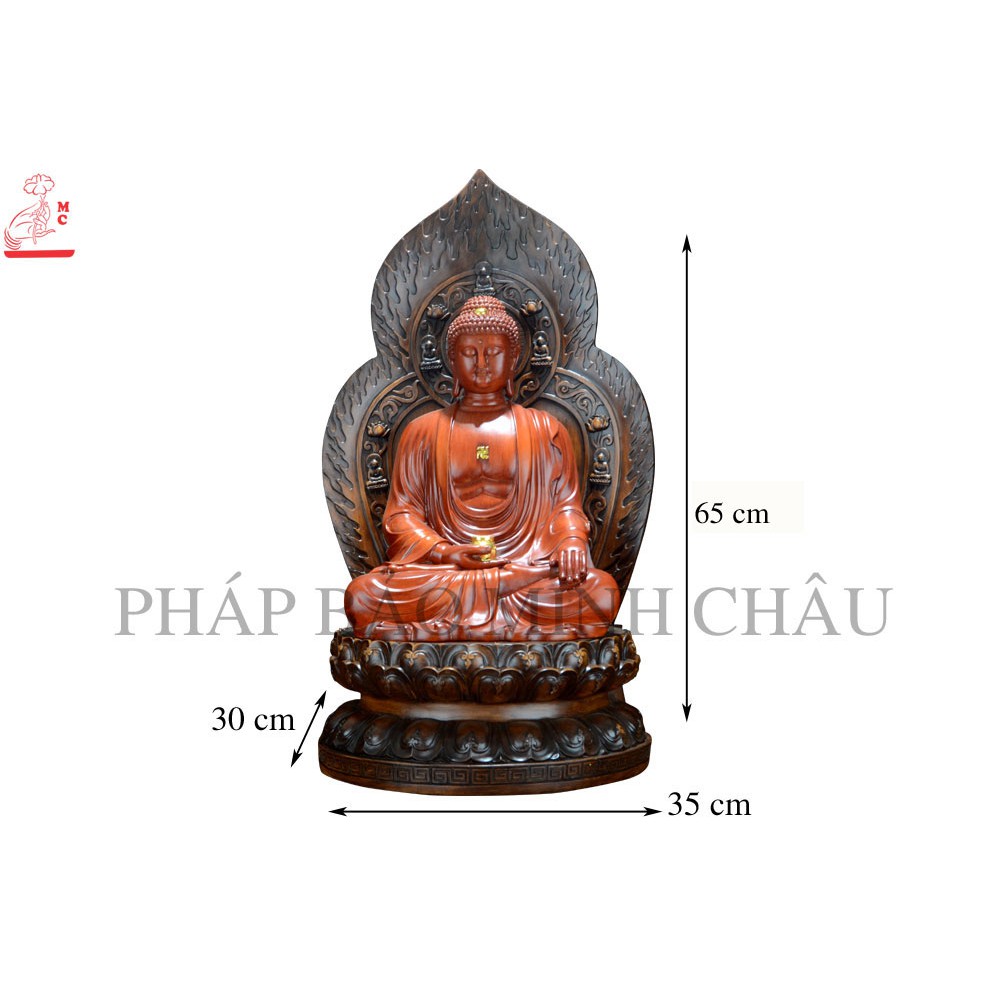 TAM BẢO NHỰA DƯỢC SƯ 26&quot; VÂN GỖ