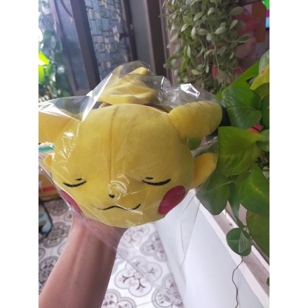Gấu bông Pikachu ngủ size 30cm ÷ 55cm, siêu cute  y hình