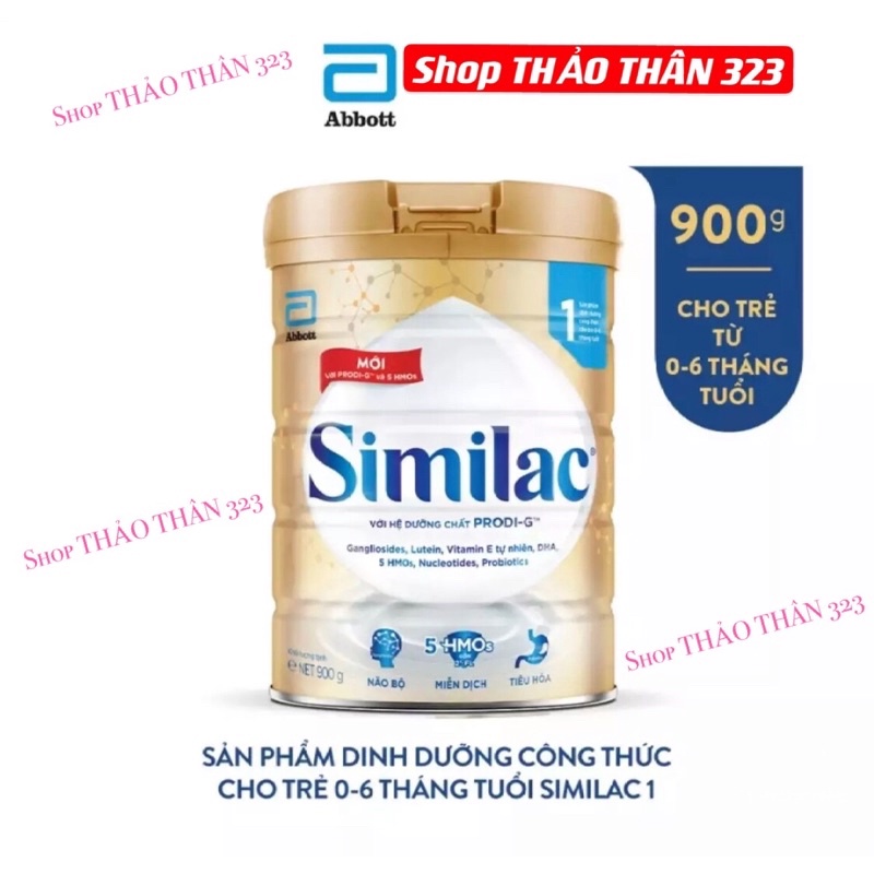 Date T11/2024- Sữa Bột Similac IQ HMO 1, 2, 3, 4 Lon 900gram