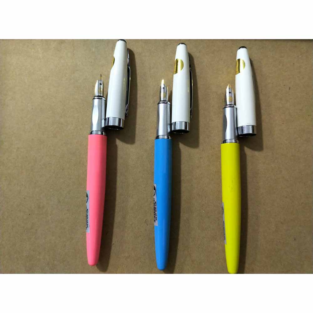 Bút máy/Bút mài Ánh Dương AD046 - DKVPP.Store ngòi mài 2 màu, Bút máy viết chữ đẹp nét thanh đậm