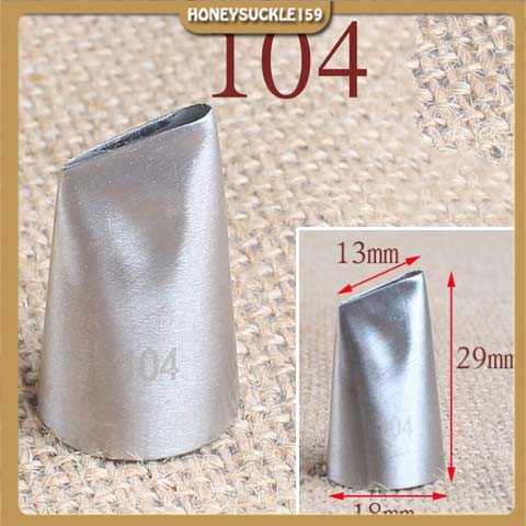 Đuôi / đui đúc inox bắt bông kem 104 bắt hoa hồng, hoa bông kem