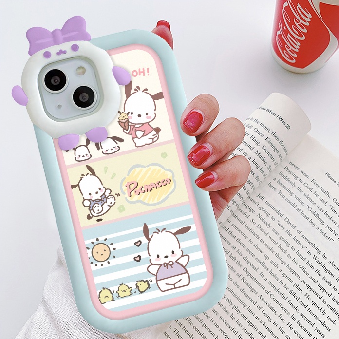 Ốp lưng iphone nơ camera hình vuông pochacco oh! 6/6splus/7/7plus/8/8plus/x/xs/11/12/13/pro/max/plus/promax-Awifi B5-14