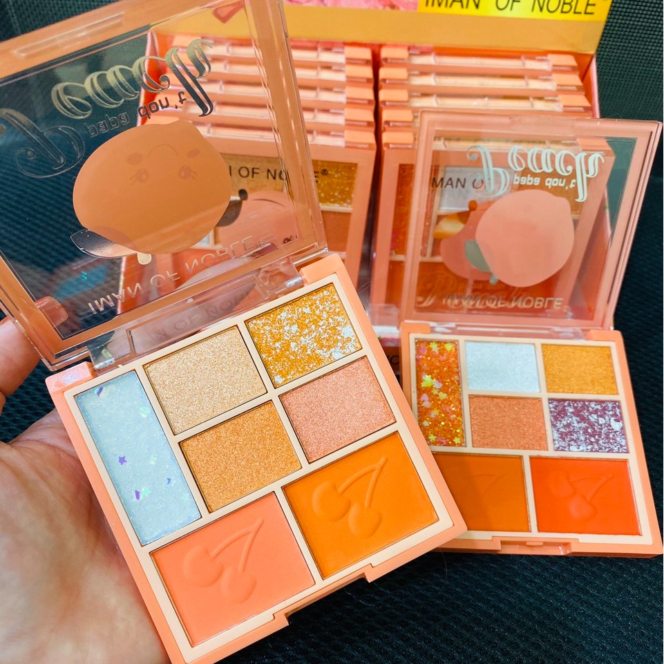 Phấn mắt má 7 ô nhũ Make Beauty F422